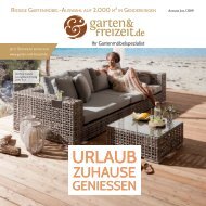 URLAUB ZUHAUSE GENIESSEN – Magalog 3 / 2019 von Garten-und-Freizeit.de