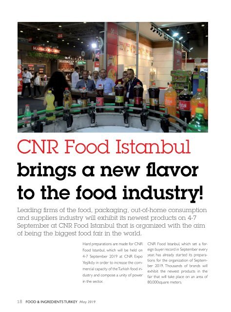 Food Turkey Magazine May 2019