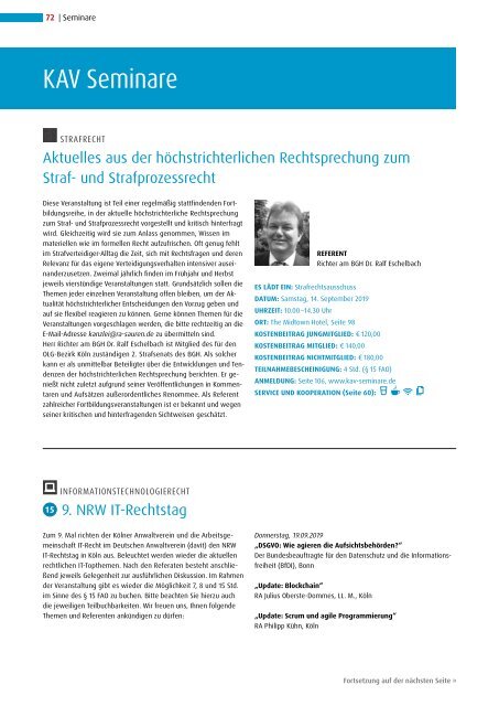 KAV MAGAZIN - AUSGABE 2/2019