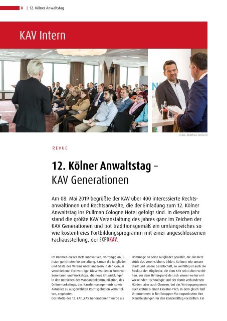 KAV MAGAZIN - AUSGABE 2/2019