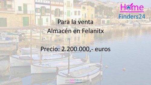 Venta Almacén en Felanitx (NAV0001)