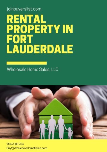 Fort Lauderdale, FL Apartments property for Rent -JoinBuyersList