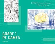 Grade 1 PE Games Brochure