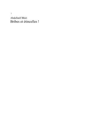 Bribes et étincelles