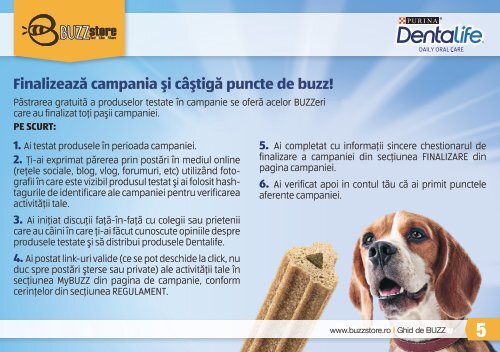 BuzzStore - Campanie Purina - Dentalife - 2019-06 - Ghid de BUZZ - MAIL