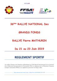 RS V RALLYE DES GRANDS-FONDS
