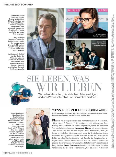 WELLNESS Magazin Exklusiv - Sommer 2019