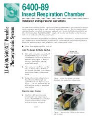 LI-191SA Line Quantum Sensor Brochure - LI-COR Biosciences