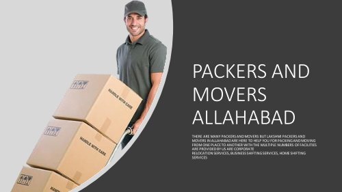 packers and movers in Allahabad