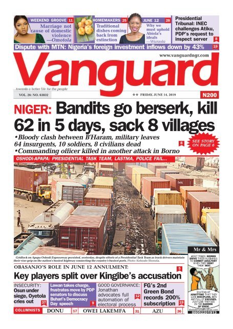 14062019 Niger Bandits Go Berserk Kill 62 In 5 Days Sack 8