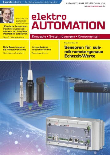 elektro AUTOMATION Automatiserte Messtechnik 2019