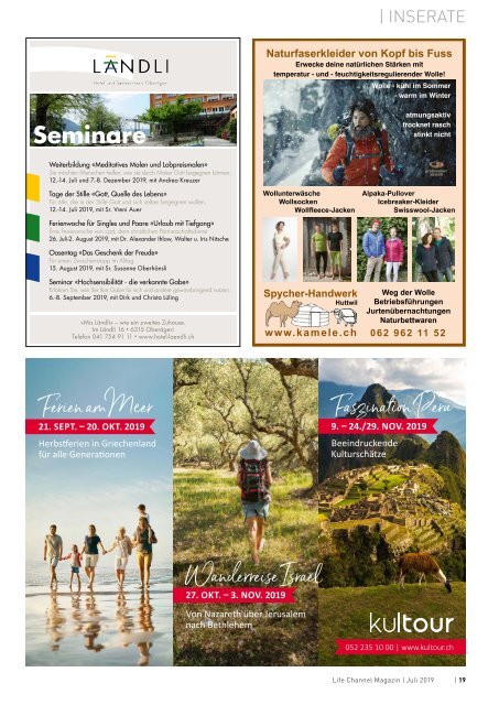  Life Channel Magazin Juli 2019