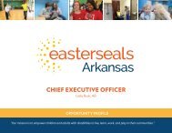 Easterseals AR CEO Opportunity Profile