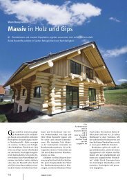 Massiv in Holz und Gips - das holzhaus