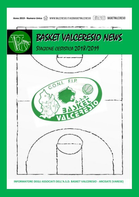 Basket Valceresio News 2018-2019