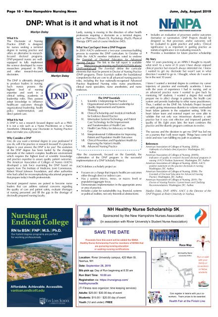 New Hampshire Nursing News - June 2019