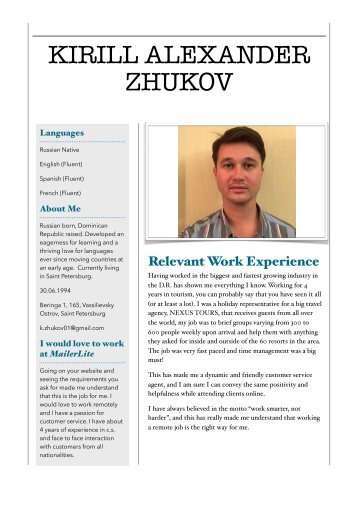 Kirill Zhukov Newsletter