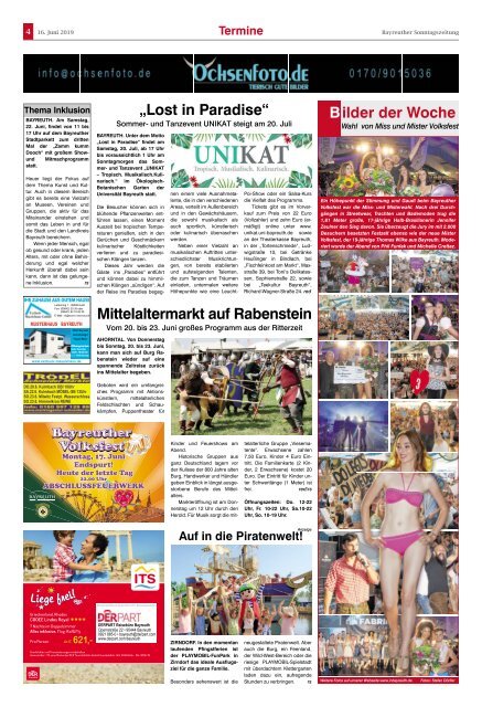 2019-06-16 Bayreuther Sonntagszeitung