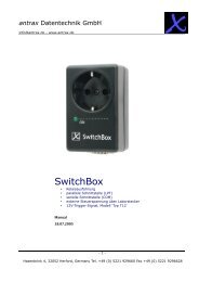 SwitchBox-Relais - antrax.de