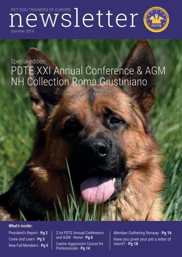 PDTE 2019 June Newsletter
