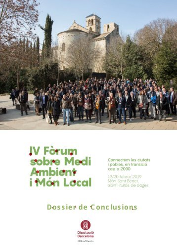 Dossier de conclusions IV Fòrum sobre Medi Ambient i Món Local