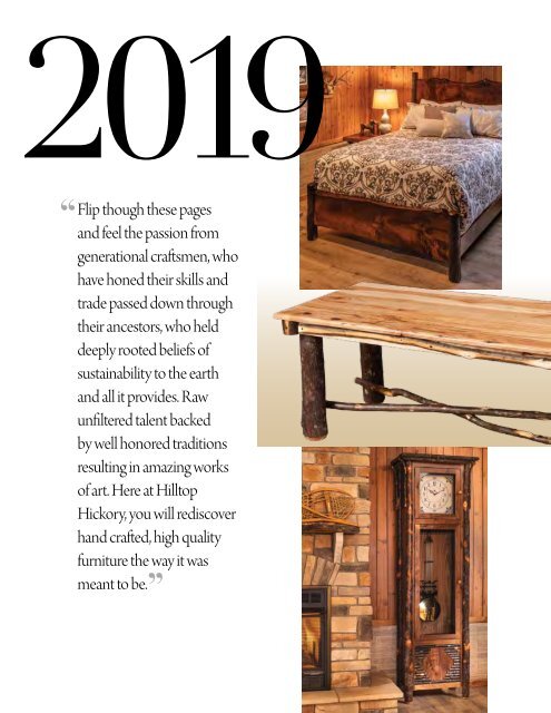 2019 Hilltop Hickory Complete Catalog [Low Res]