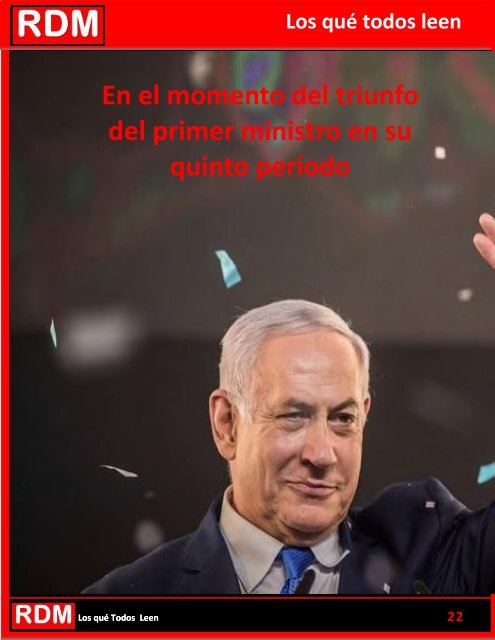 Benjamin Netanyahu La imagen de Israel