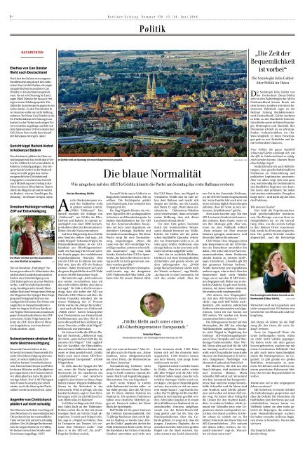 Berliner Zeitung 15.06.2019