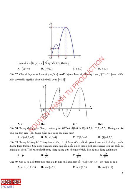 Bộ đề dự đoán kì thi THPT Quốc Gia năm 2019 chuẩn (Kèm lời giải) môn Toán