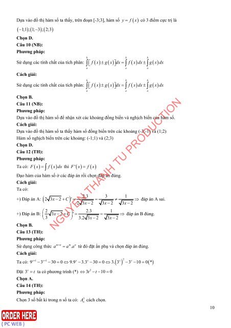 Bộ đề dự đoán kì thi THPT Quốc Gia năm 2019 chuẩn (Kèm lời giải) môn Toán