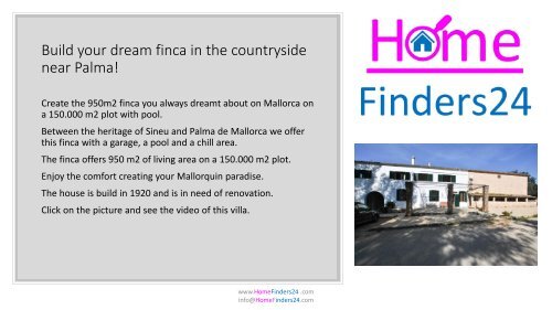 Create the 950m2 finca you always dreamt about on Mallorca on a 150.000 m2 plot with pool(MAS0008)