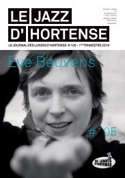 Le Jazz d'Hortense N°105
