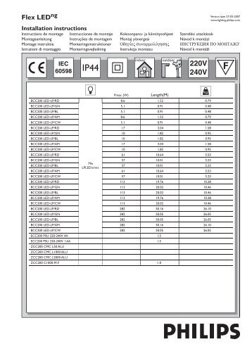 220V 240V F Flex LED - Philips Lighting