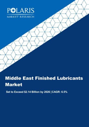 Middle East Finished Lubricants Market