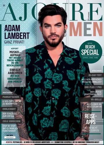 AJOURE´ Men Magazin Juli 2019