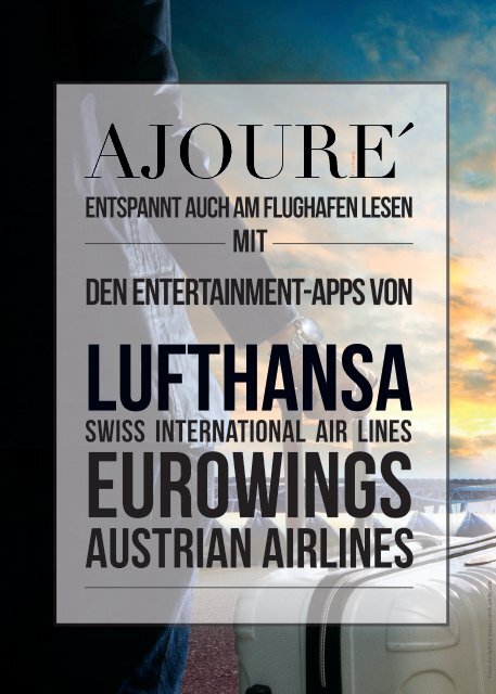 AJOURE´ Men Magazin Juli 2019