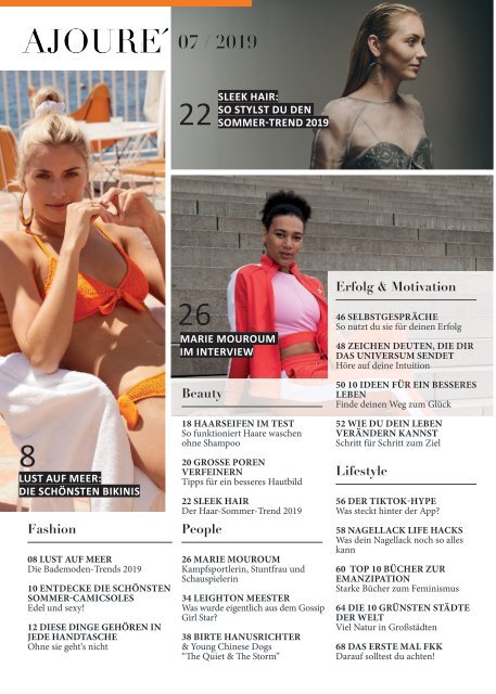 AJOURE´ Magazin Juli 2019