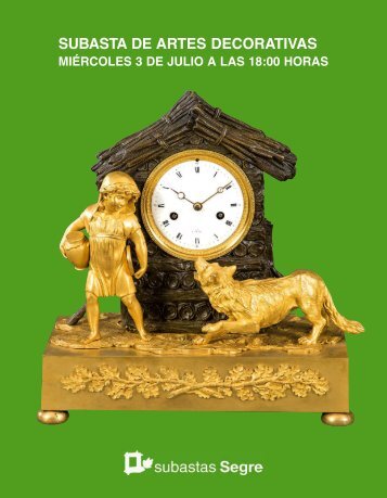 Subasta Artes Decorativas Julio 2019