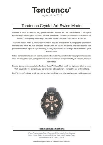 Tendence Crystal Art Swiss Made