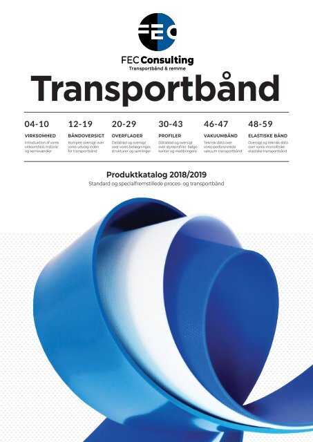 Transportbånd - Produktkatalog 2019 - FEC Consulting