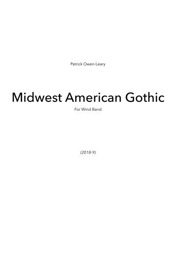 Midwest American Gothic-Patrick Owen-Leary