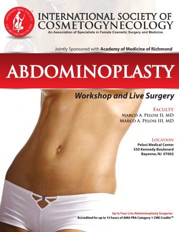 2019 ISCG Abdominoplasty Workshop 15 CME Hours