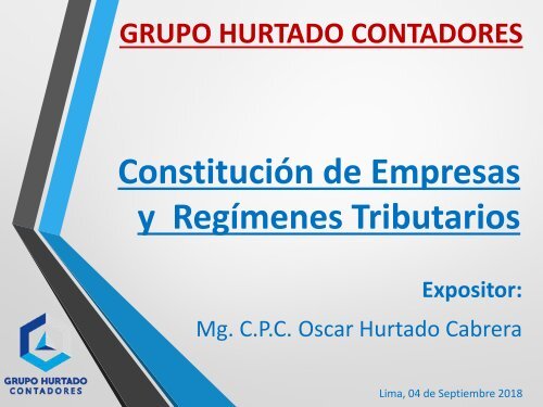 1.-CONSTITUCION DE EMPRESAS