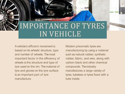 Everything you need to know about tyre service