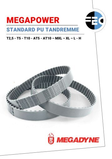 Standard PU tandremme - Megadyne Megapower - fecconsulting.dk