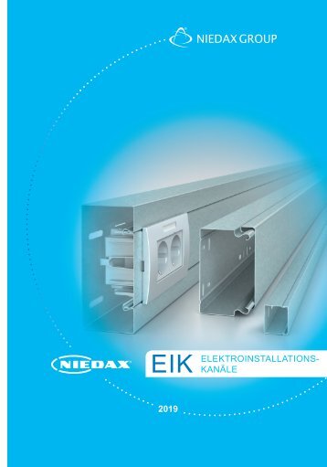 NIEDAX_Katalog_EIK-Elektroinstallationskanäle_2019_DE