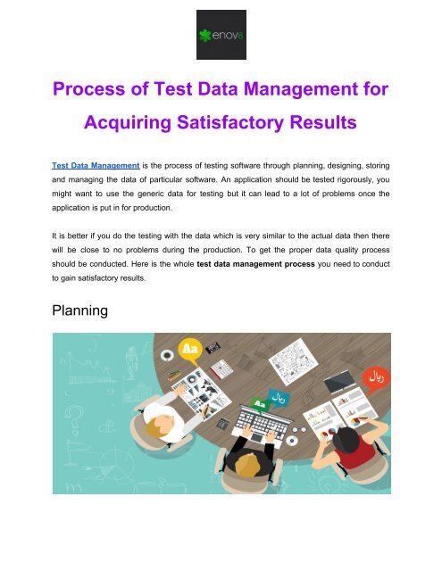 Process of Test Data Management for Acquiring Satisfactory Results pdf