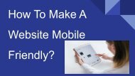 mobile friendly websites