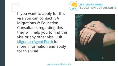 Apply for partner visa subclass 309 and 100 | ISA Migrations and Education Consultants