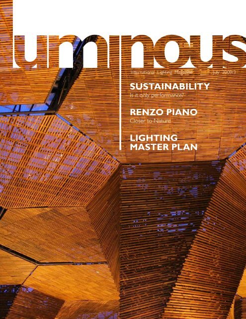sustainability renzo piano lighting master plan - Philips Lighting